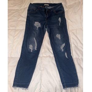 Size 13 3/4 Length Encore Blue Jeans